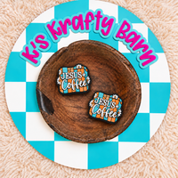 Jesus + Coffee Silicone Focal Bead