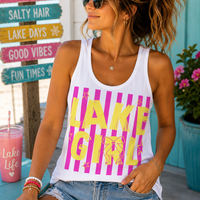 Lake Girl Stripes Tank Top