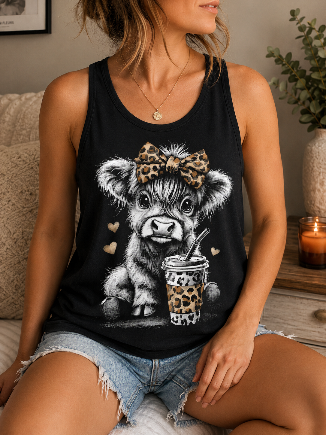 Leopard Highland Tank Top