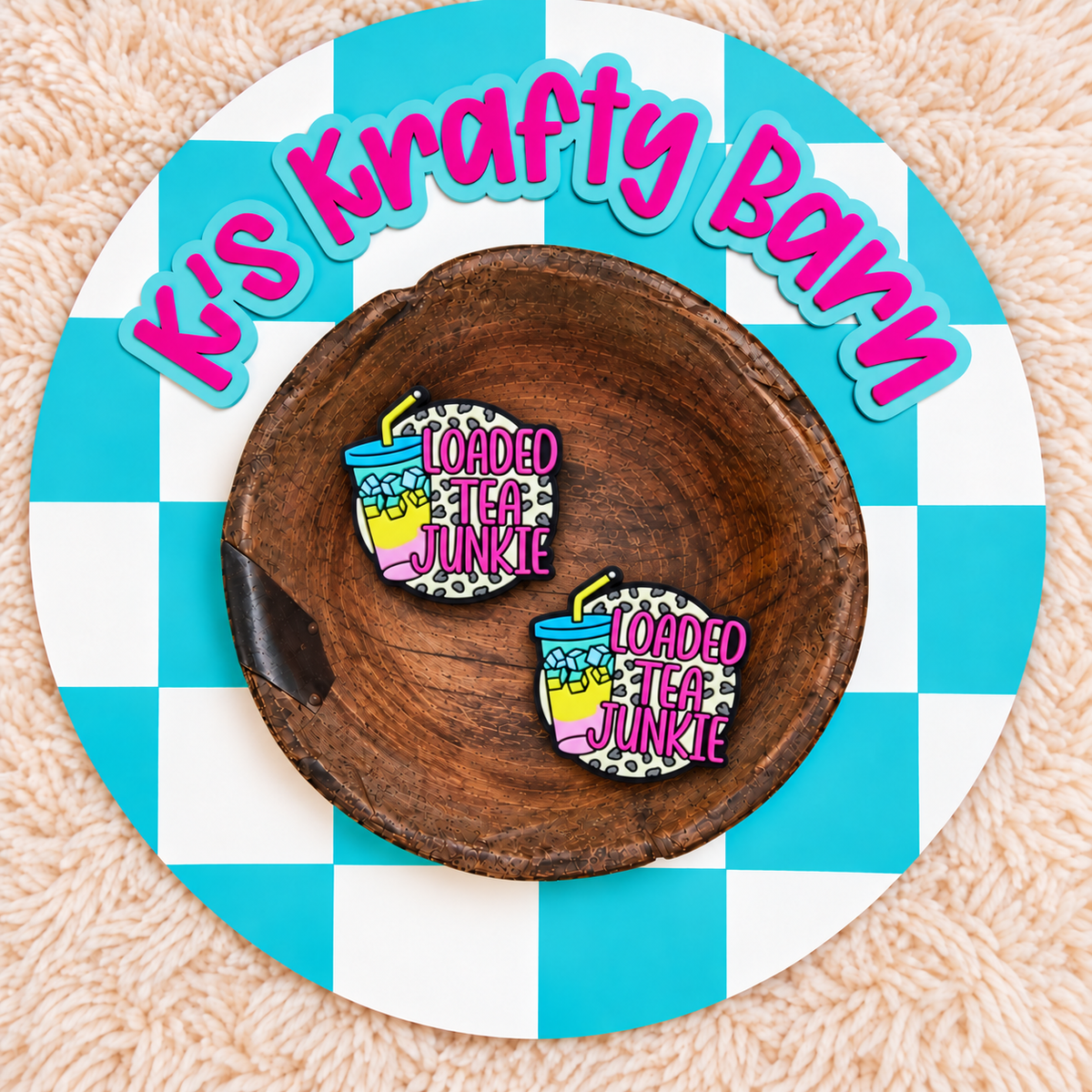 Loaded Tea Junkie Silicone Focal Bead | Exclusive
