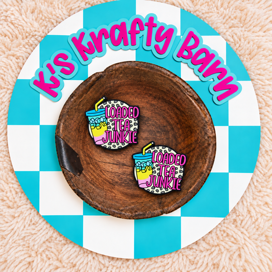 Loaded Tea Junkie Silicone Focal Bead | Exclusive