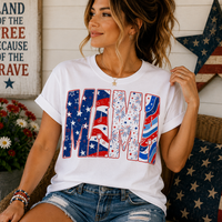 Mama USA Patterns Graphic Tee