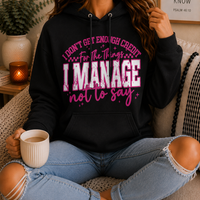 Don't Get Enough Credit Hoodie