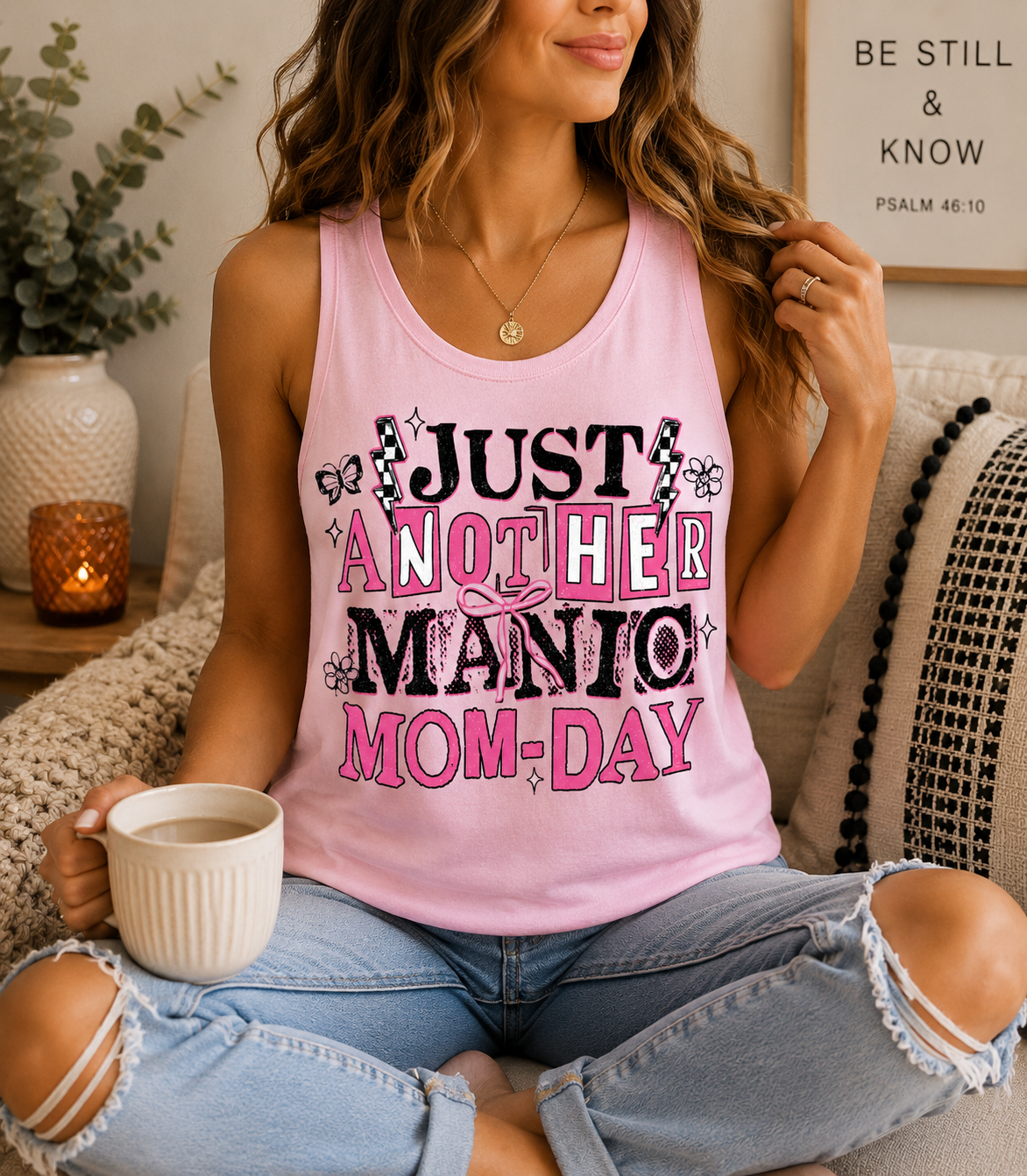 Just a Manic Mom Day Tank Top
