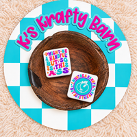 I Might Be a Handful Double-Sided Silicone Focal Bead