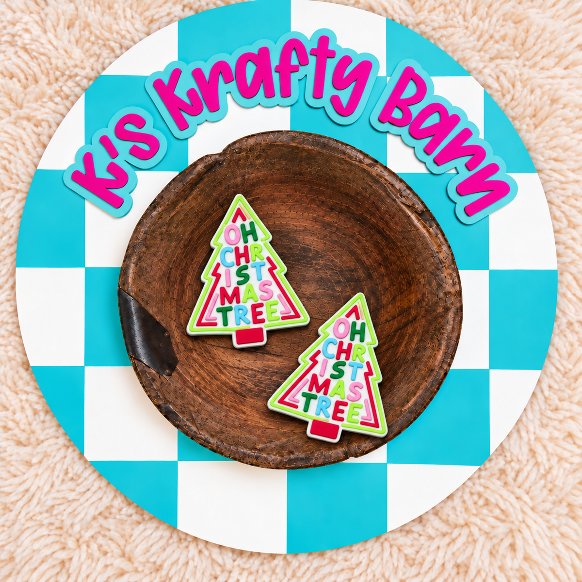 Oh Christmas Tree Silicone Focal Bead | Exclusive