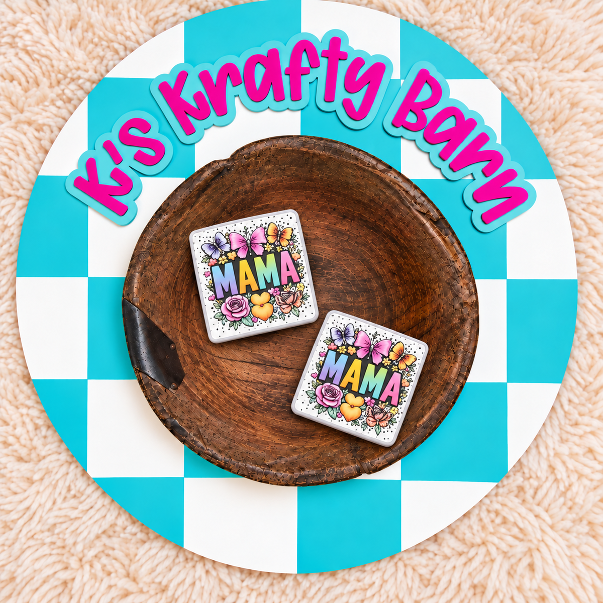 Pretty Mama Silicone Focal Bead