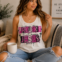 Project That Keeps Jesus Busy Tank Top K's Krafty Barn