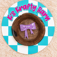 Purple Confetti Jelly Bow Silicone Focal Bead
