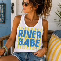 River Babe Stripes Tank Top