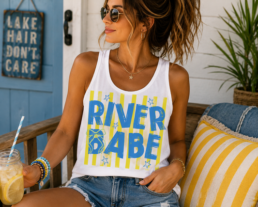 River Babe Stripes Tank Top