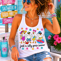 Just A Silly Goose Summer Tank Top