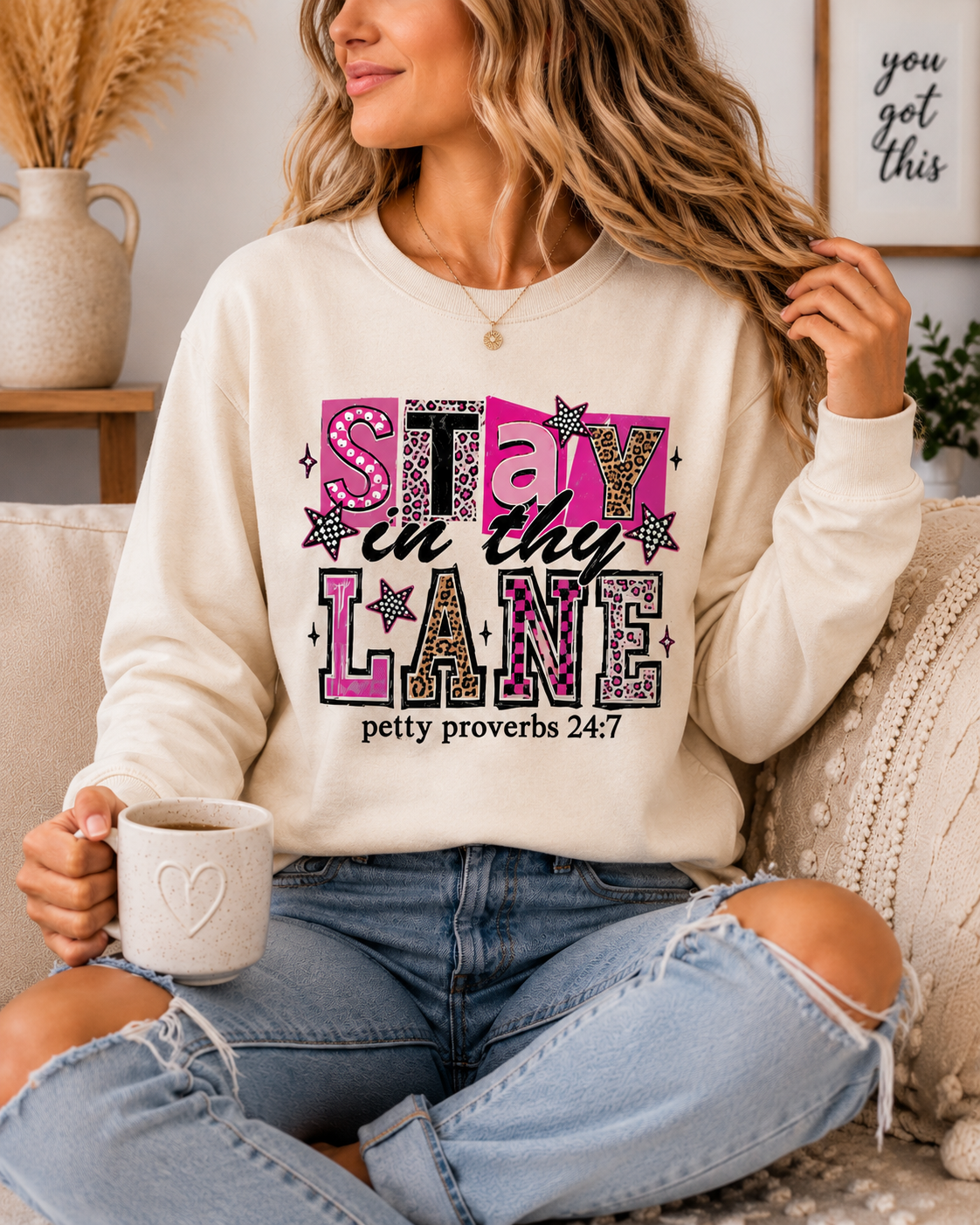 Stay In Thy Lane Long Sleeve K's Krafty Barn