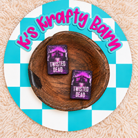 The Twisted Dead Book Silicone Focal Bead | Halloween