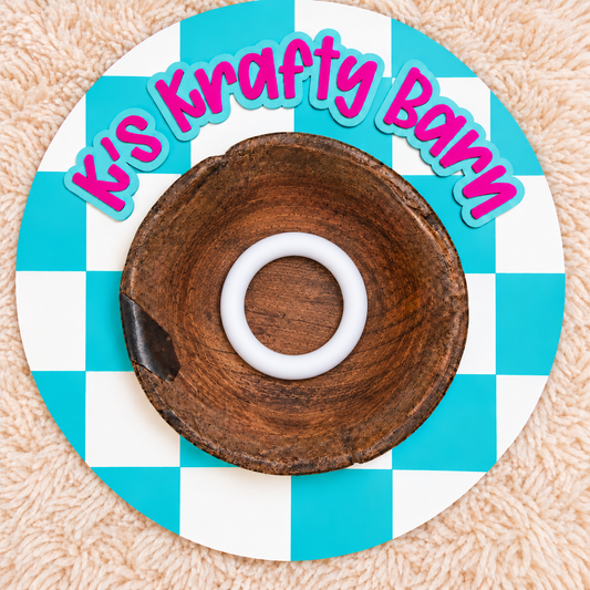 65mm Solid Color Silicone Round Rings | Color Options